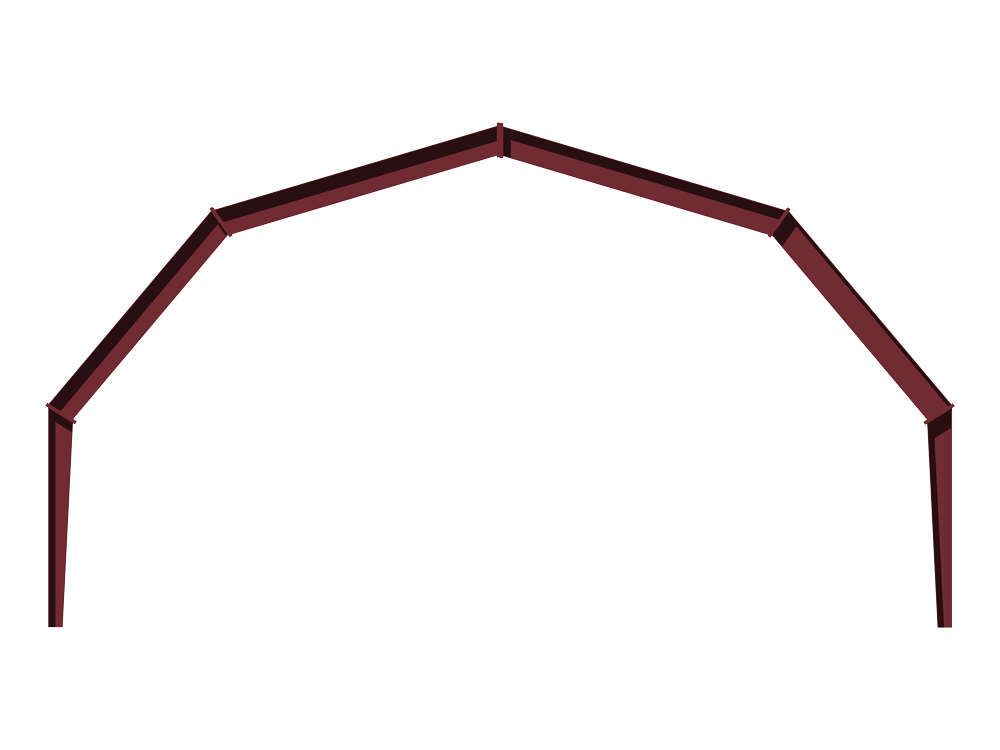 Gambrel Style Frame Gambrel Style Roof