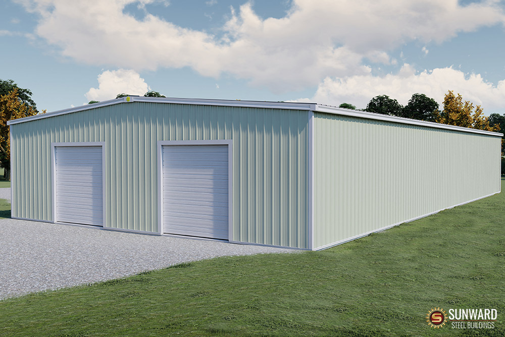 50x95 Building Closeout 50x95 Steel Building Closeout